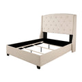 Upholstered King Bed with Nailhead Trim O899349