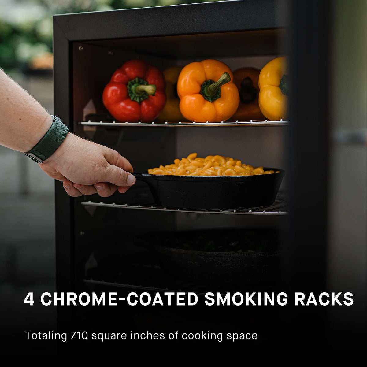 30-inch Digital Electric Smoker with Window and Legs E395