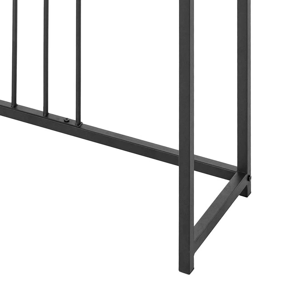47" Console Table with Metal Frame, Rustic Brown W522