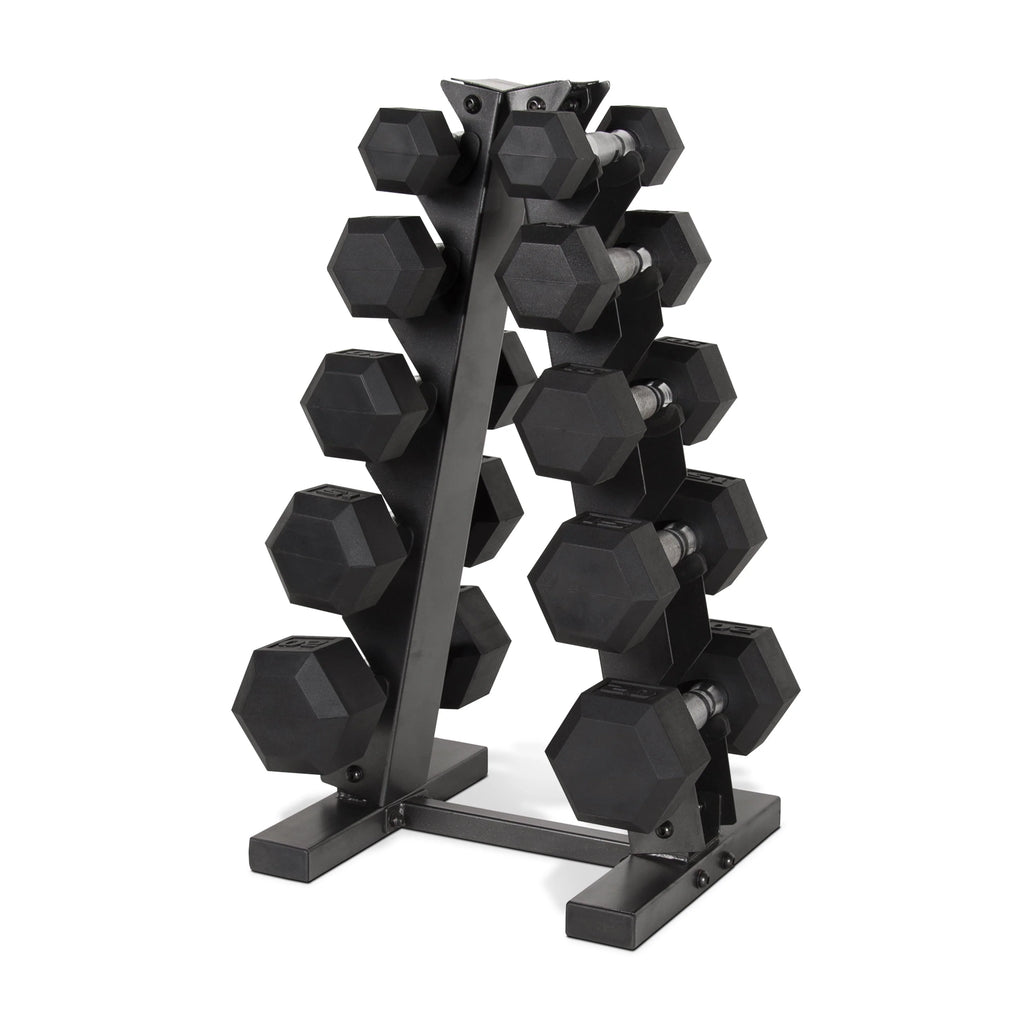 Black A-Frame Dumbbell Rack N110