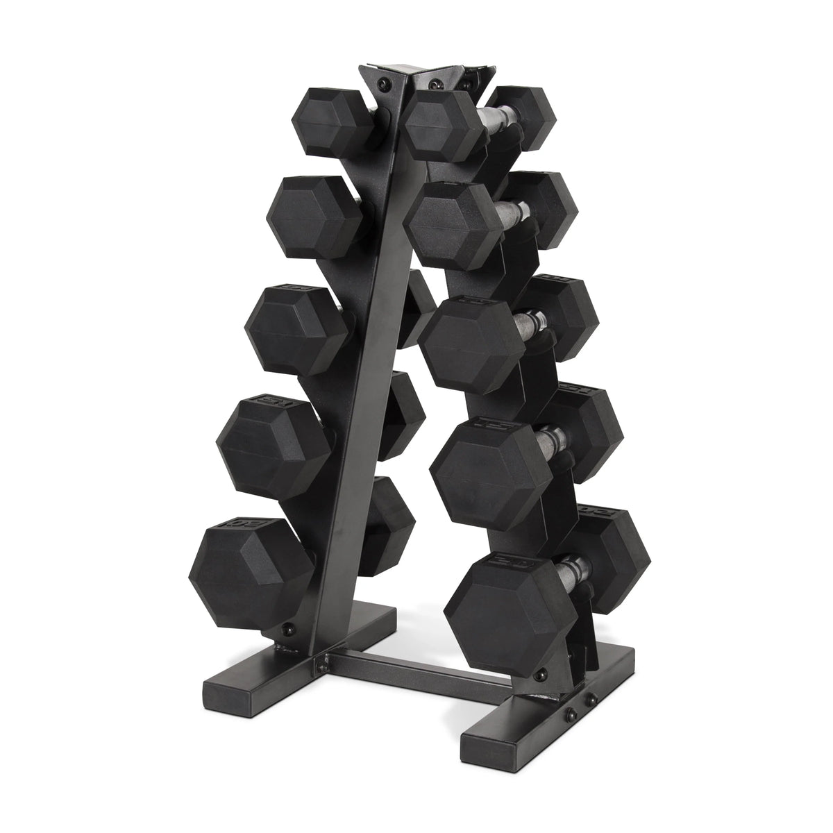 Black A-Frame Dumbbell Rack N110