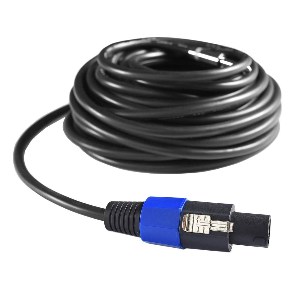 100 Feet Speakon to Speakon Cables Wire Speaker Audio Amplifier Cord 7mm with Twist Lock G550
