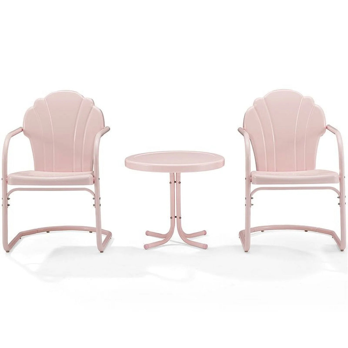 3 Piece Round Metal Patio Conversation Set S249908