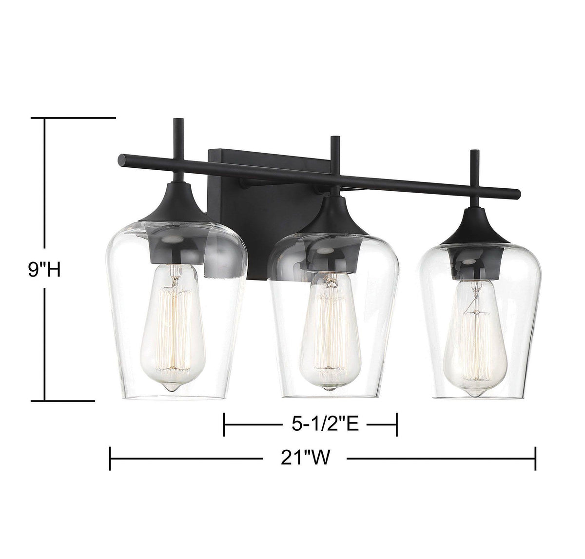 English Bronze 3 Light Bath Bar E1446