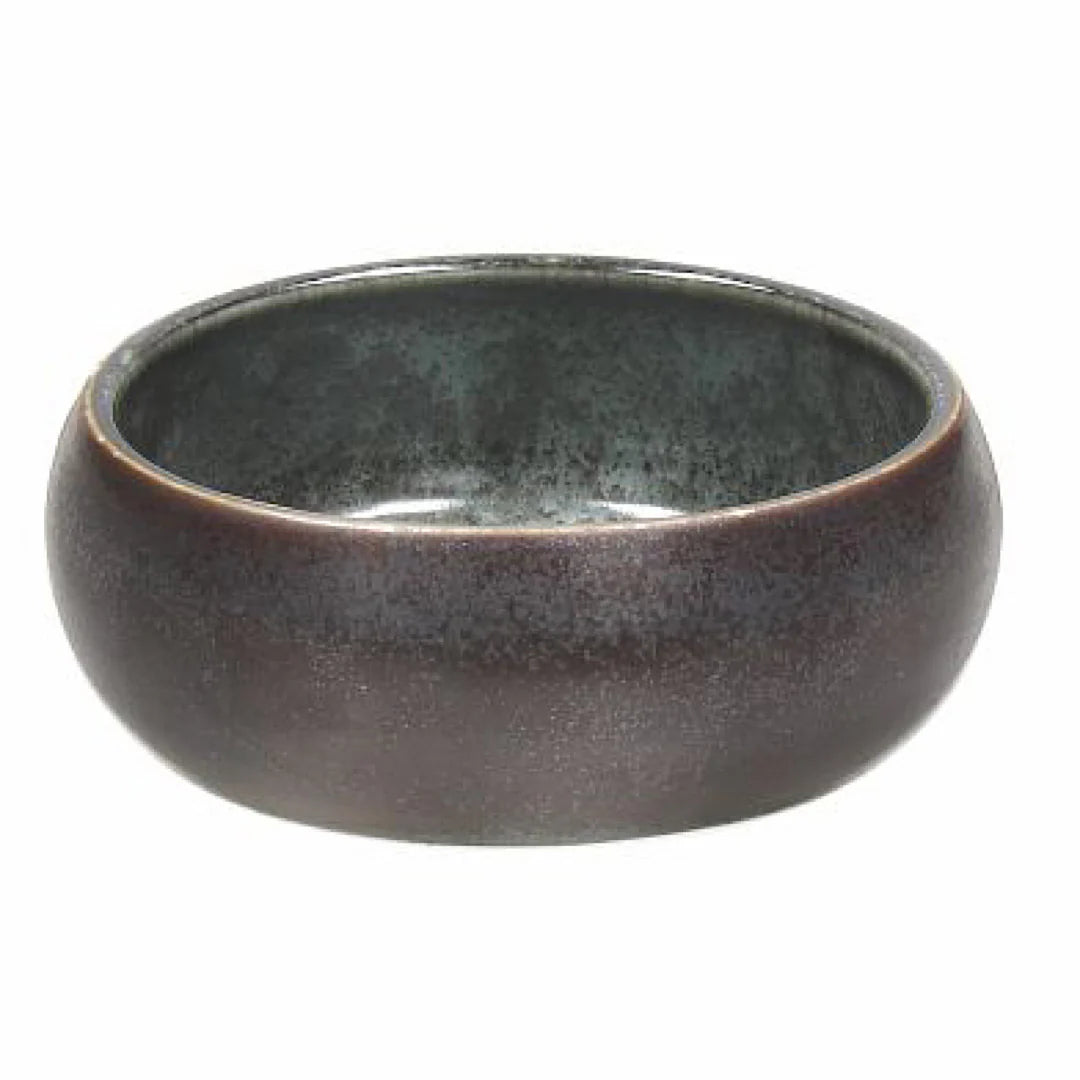 Bronze Grey Teal Bowl 17cm W18711