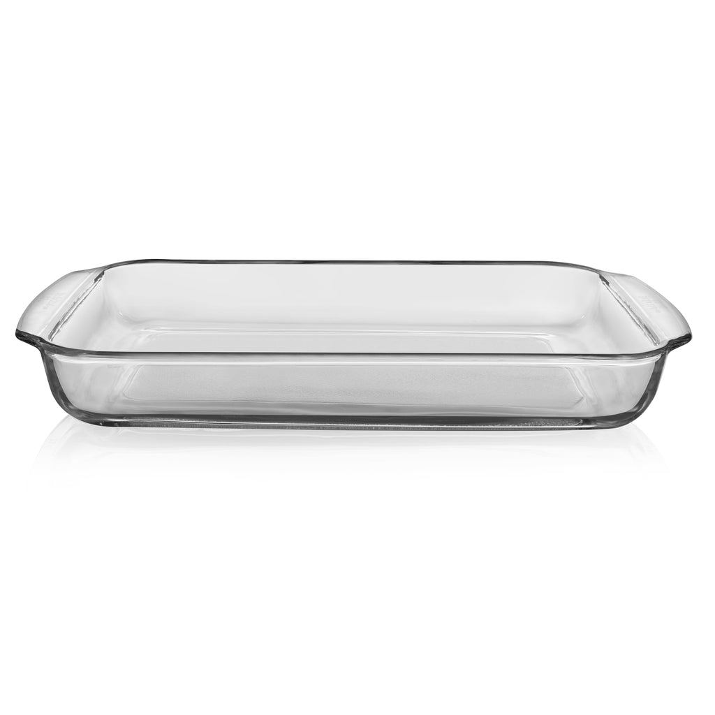 6-Piece Glass Casserole Baking Dish Set with 2 Covers J610
