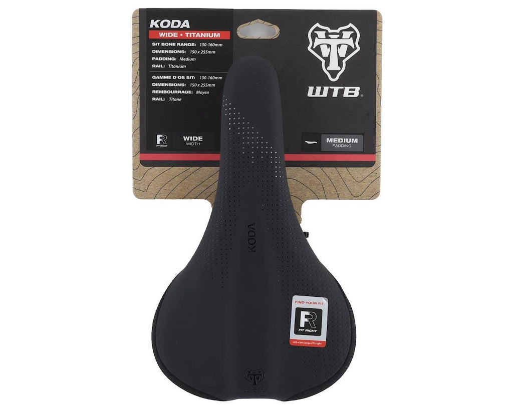 Black Titanium Saddle T368161