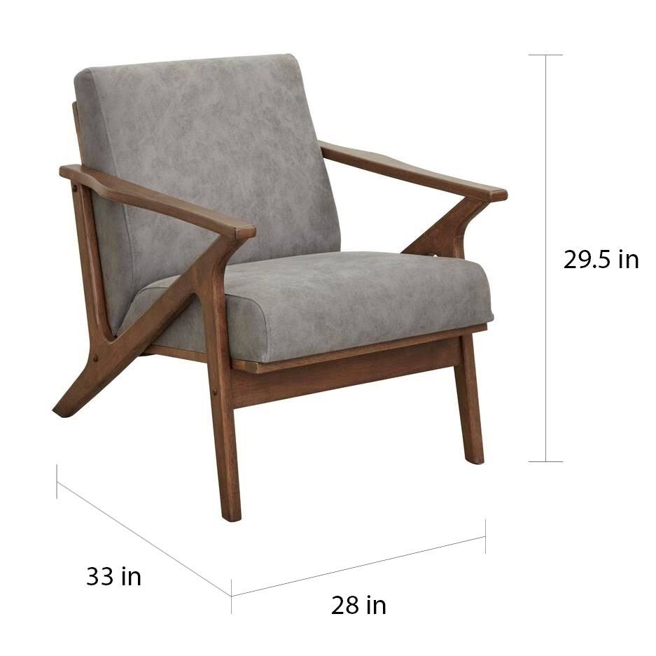 Camel Brown Solid Wood Chair Q6623