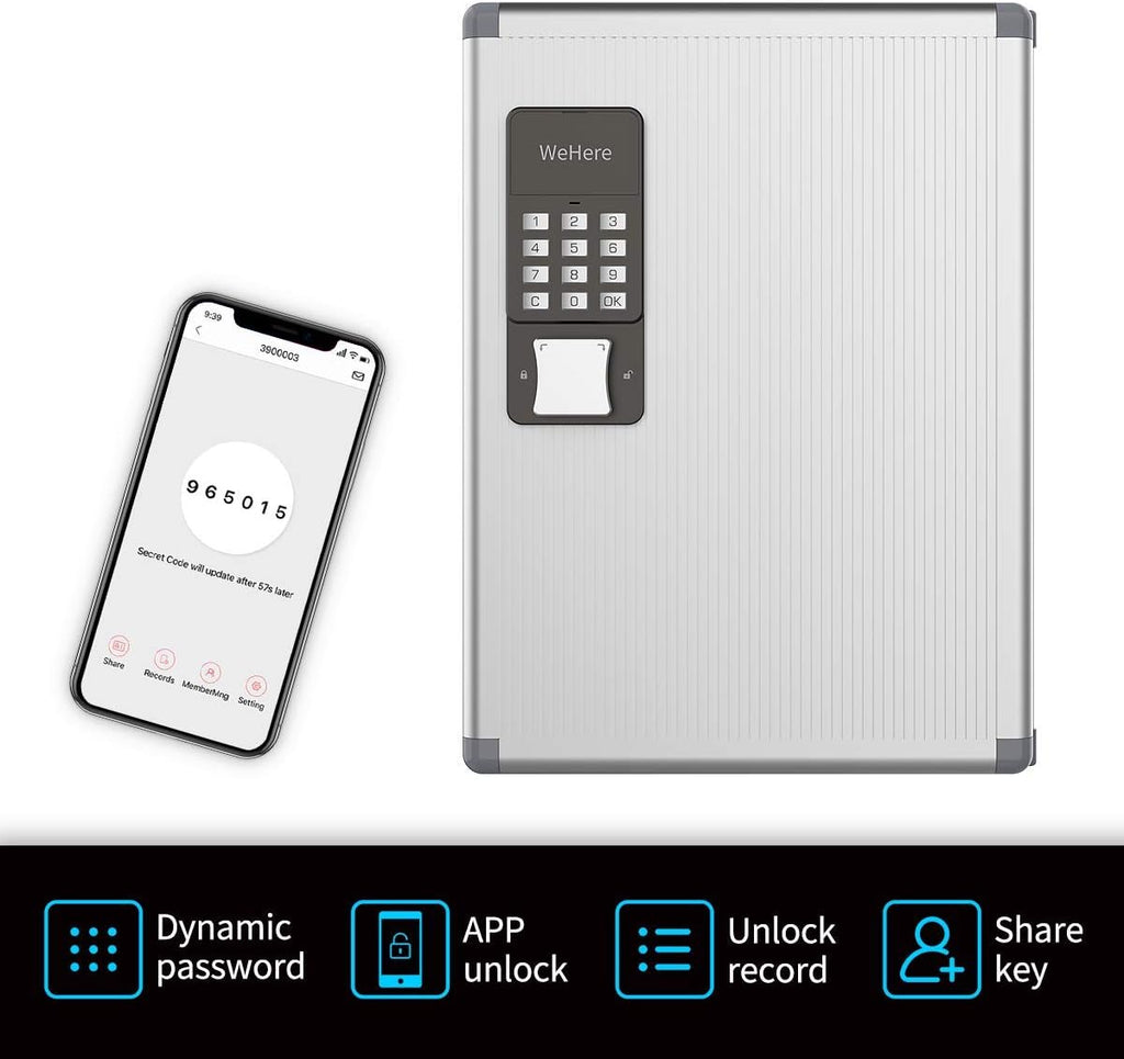 Key Box Wall Mount with Code Keypad, Pack of 2 K336