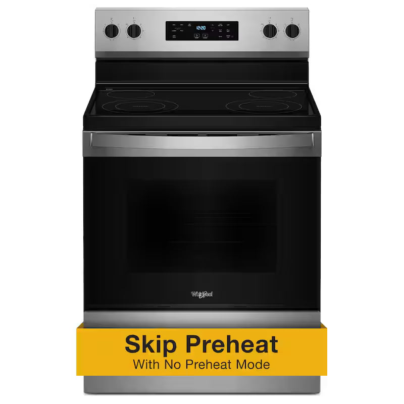 4 Element Freestanding Electric Range in Stainless Steel W8377