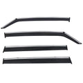 Polycarbonate Window Vent Visor Deflector Rain Guard 4Pc U6949