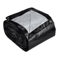 Silver and Black Weather-Resistant Tarp T12415