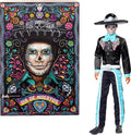 2024 Día De Muertos Ken Doll in Black Suit with Sky Blue Accents Q546900