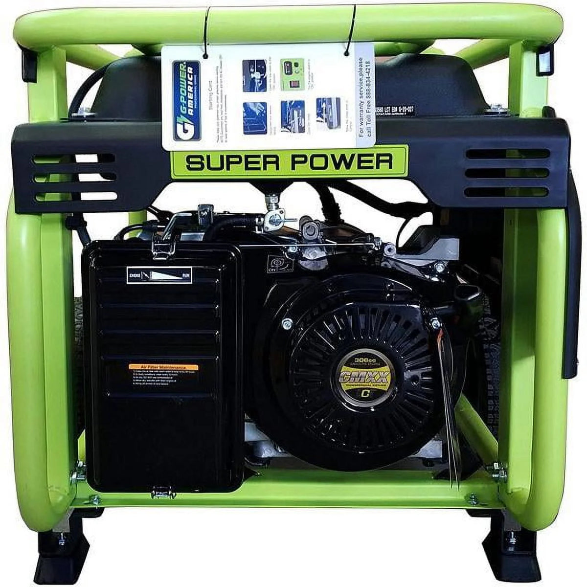 6500/5300-Watt Gasoline Portable Generator G403559