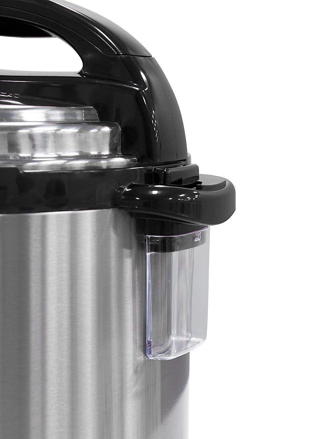 10 Quart Black Electric Pressure Cooker A5756