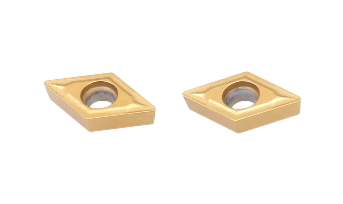 2 Pc of Each Kind of Carbide Inserts, CVD Coated and Tin Coated, Total 10 Pieces G1168