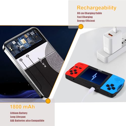 Handheld Games with 3.2'' Screen 138 Preloaded Retro Video Games R7380