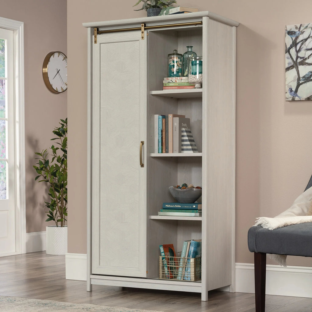 Glacier Oak Engineered Wood Storage Cabinet B9540