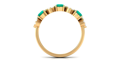 14K Yellow Gold Emerald Ring C314344
