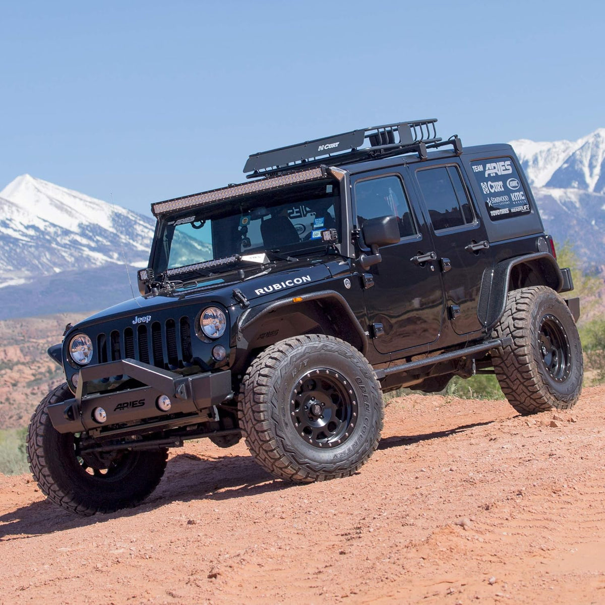 Black Steel Roof Rack Cargo Carrier C674928