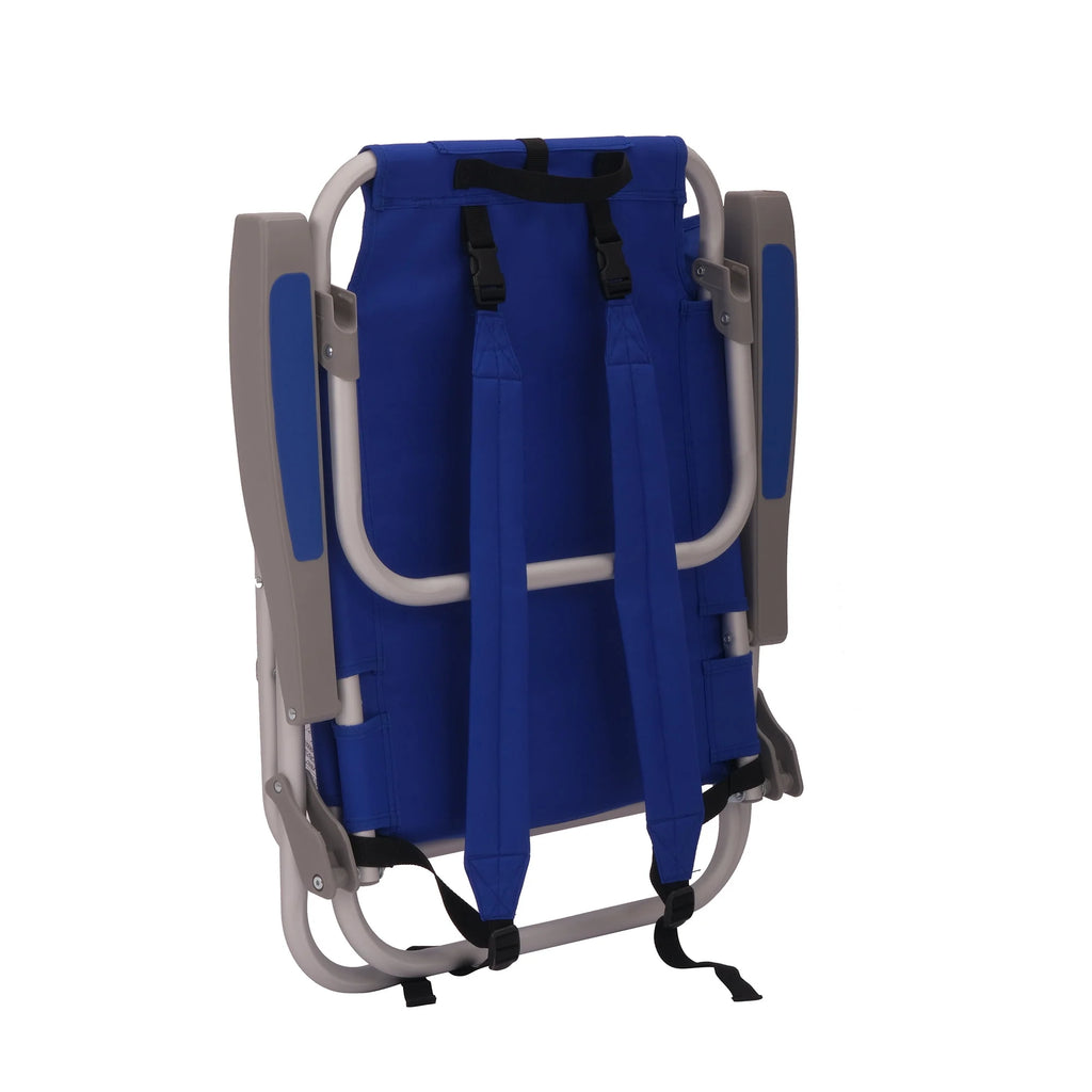 Blue Lay Flat Backpack Beach Chair A137772