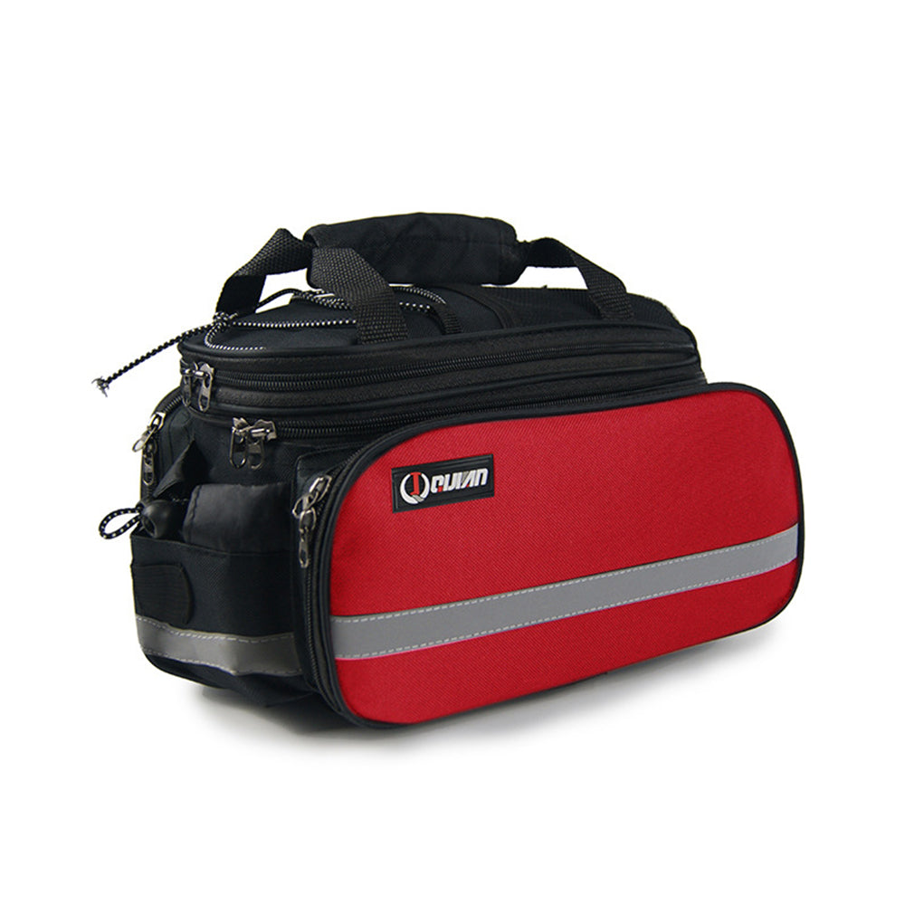Rear Seat Bag Expandable MTB Bike Rack Bag with Rain Cover A11806