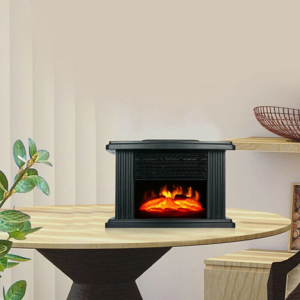1000W Mini Electric Fireplace Stove Heater V35090