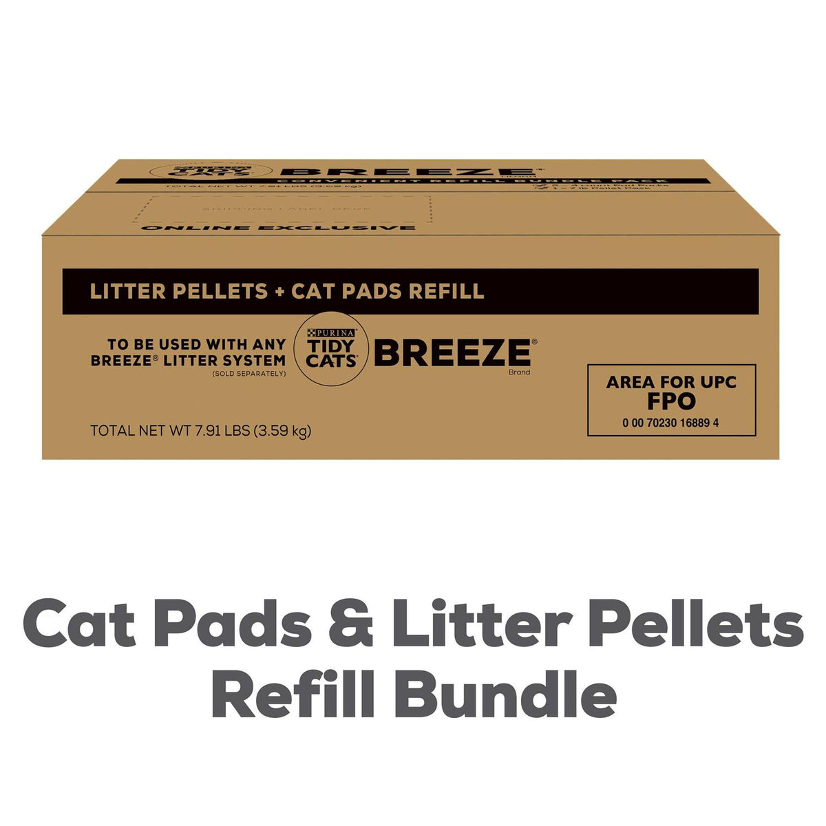 Cat Pads & Litter Pellets Bundle Pack T6583