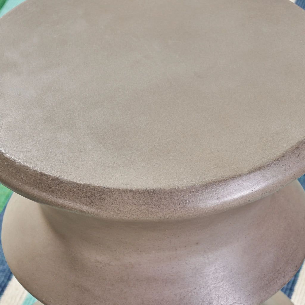 22" Light-Weight Concrete Side Table H59876