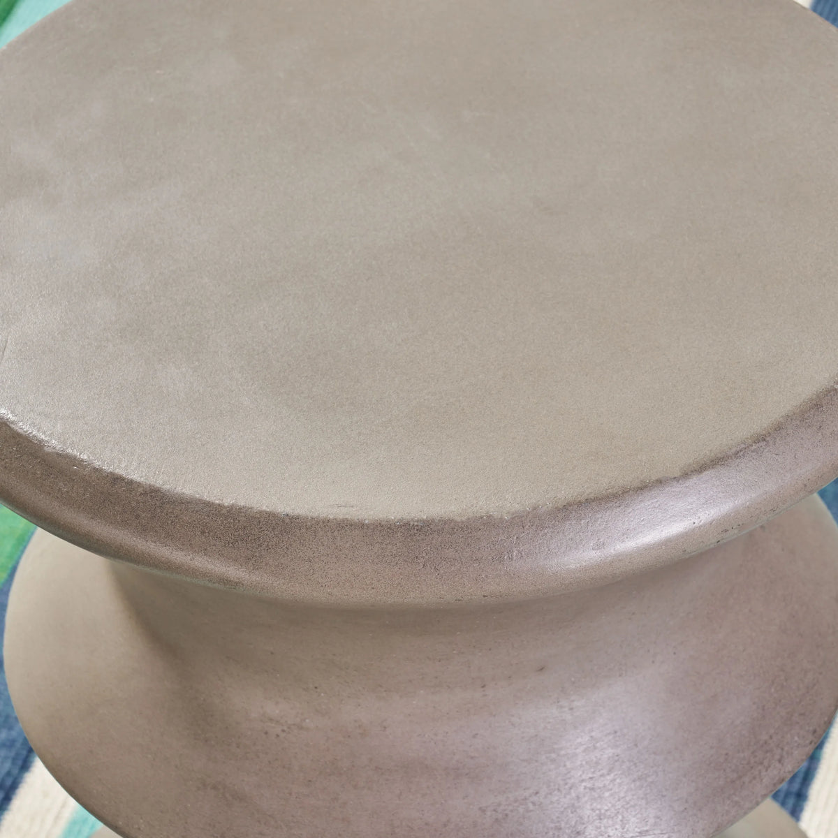 22" Light-Weight Concrete Side Table H59876