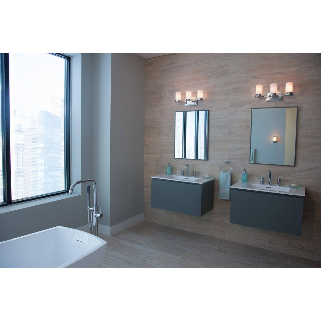 Polished Chrome 3 Light Bathroom Fixture S2444