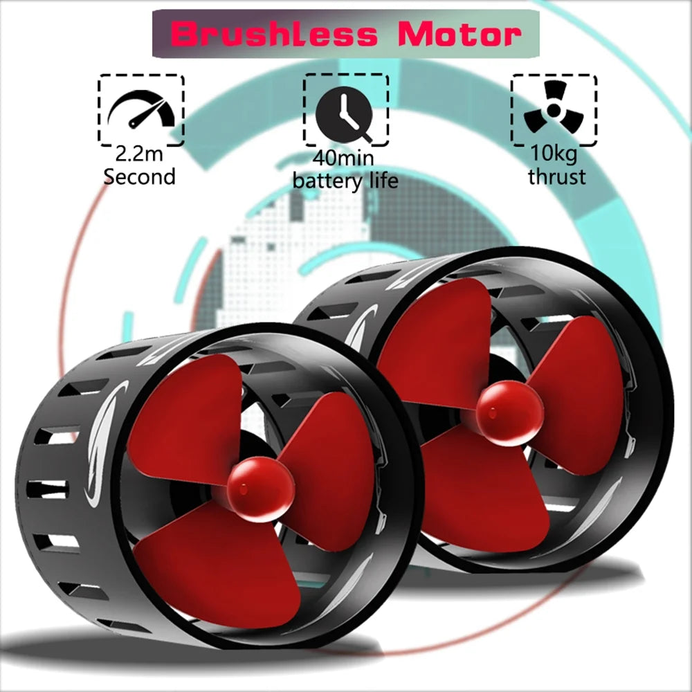 Underwater Scooter, 2pcs Electric Sea Scooters, Waterproof, 20M X233
