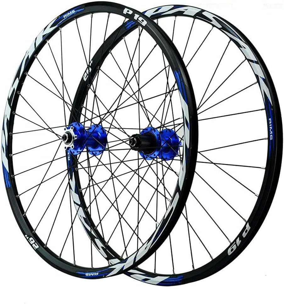 Blue 29 inch Alloy MTB Wheelset G9023