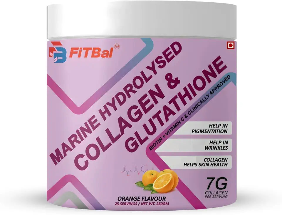 Hydrolysed Collagen & Glutathione Powder with Biotin, Vitamin C & E B9254