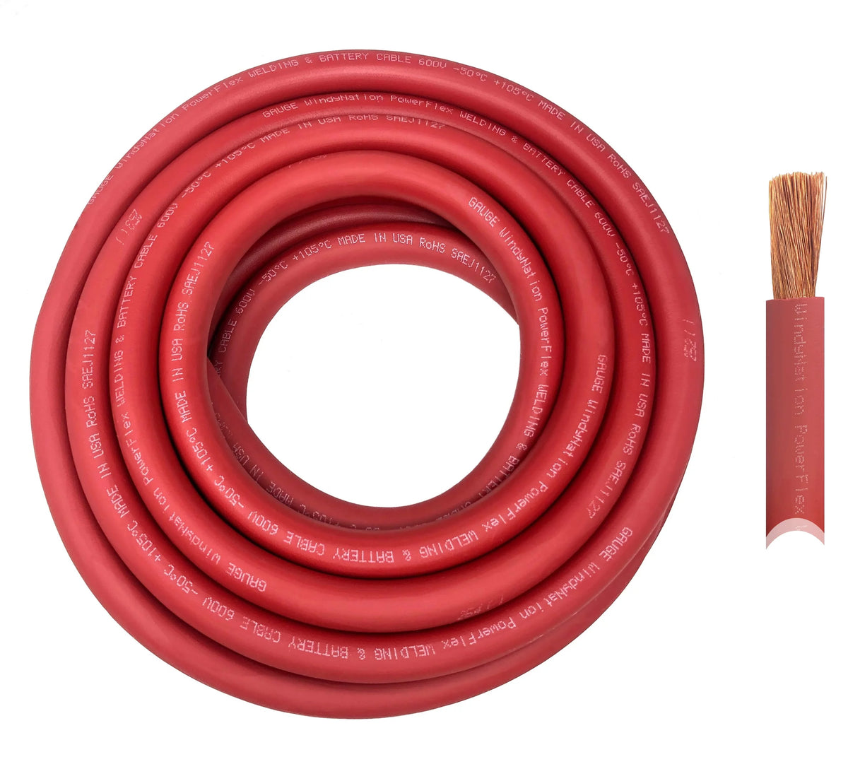 50 ft. Red Welding Cable T444936
