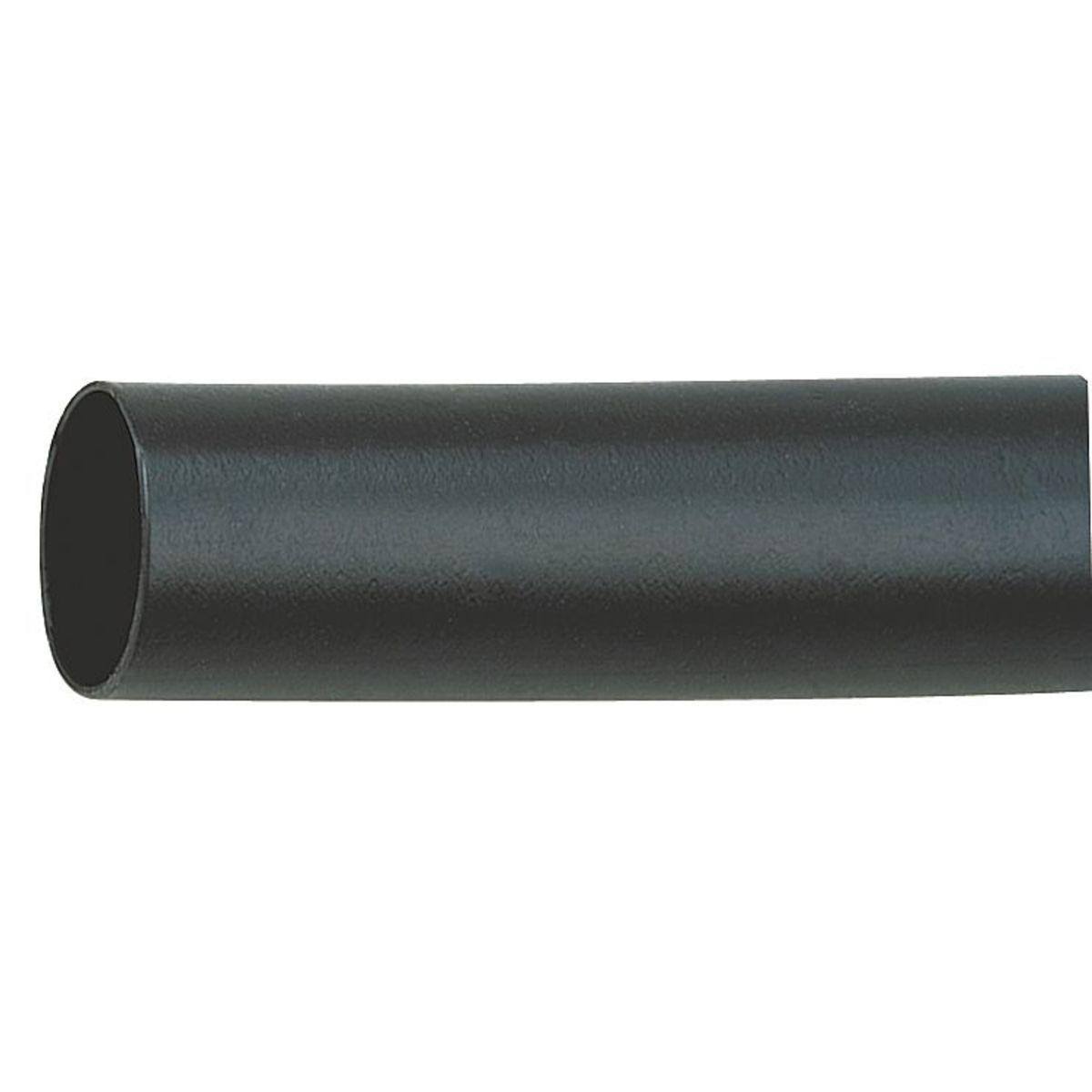 25 ft Thin Wall Heat Shrink Tubing, Flexible PVC, Shrink Ratio 2:1 Black B1658
