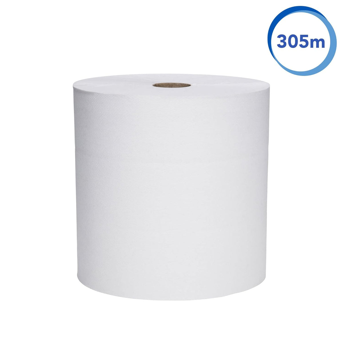 White Hard Roll Paper Towels, 6 Rolls S517