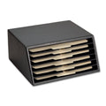 Black Leather File Sorter E347852