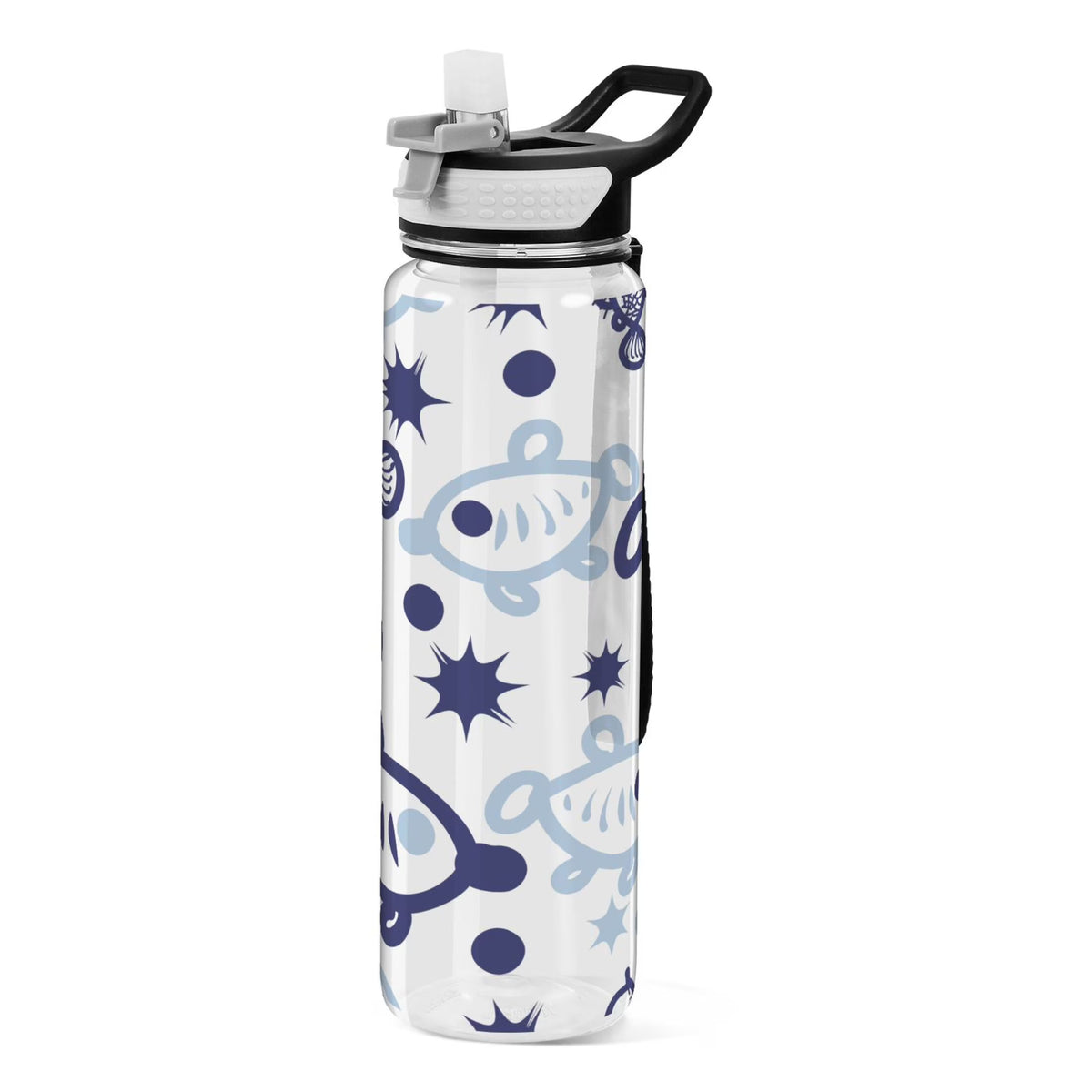 32oz Tritan Leakproof Clear Sports Water Bottle Y313016