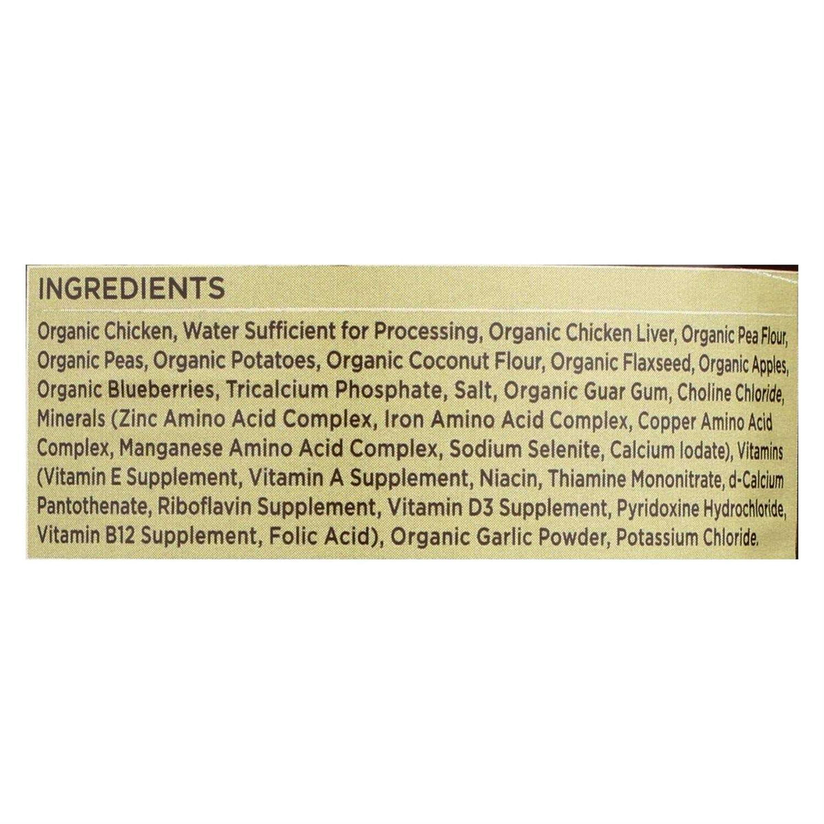 Organic Turkey Carrot Potato Formula Pet Supplies Q7302