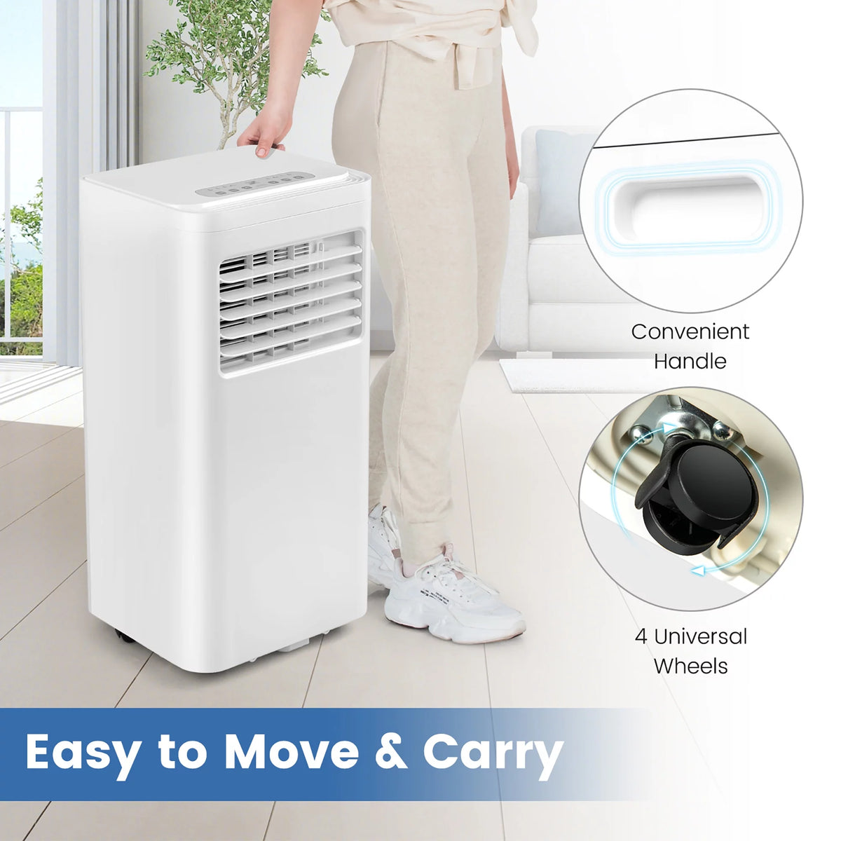6000 BTU Portable Air Conditioner 3-in-1 M2103