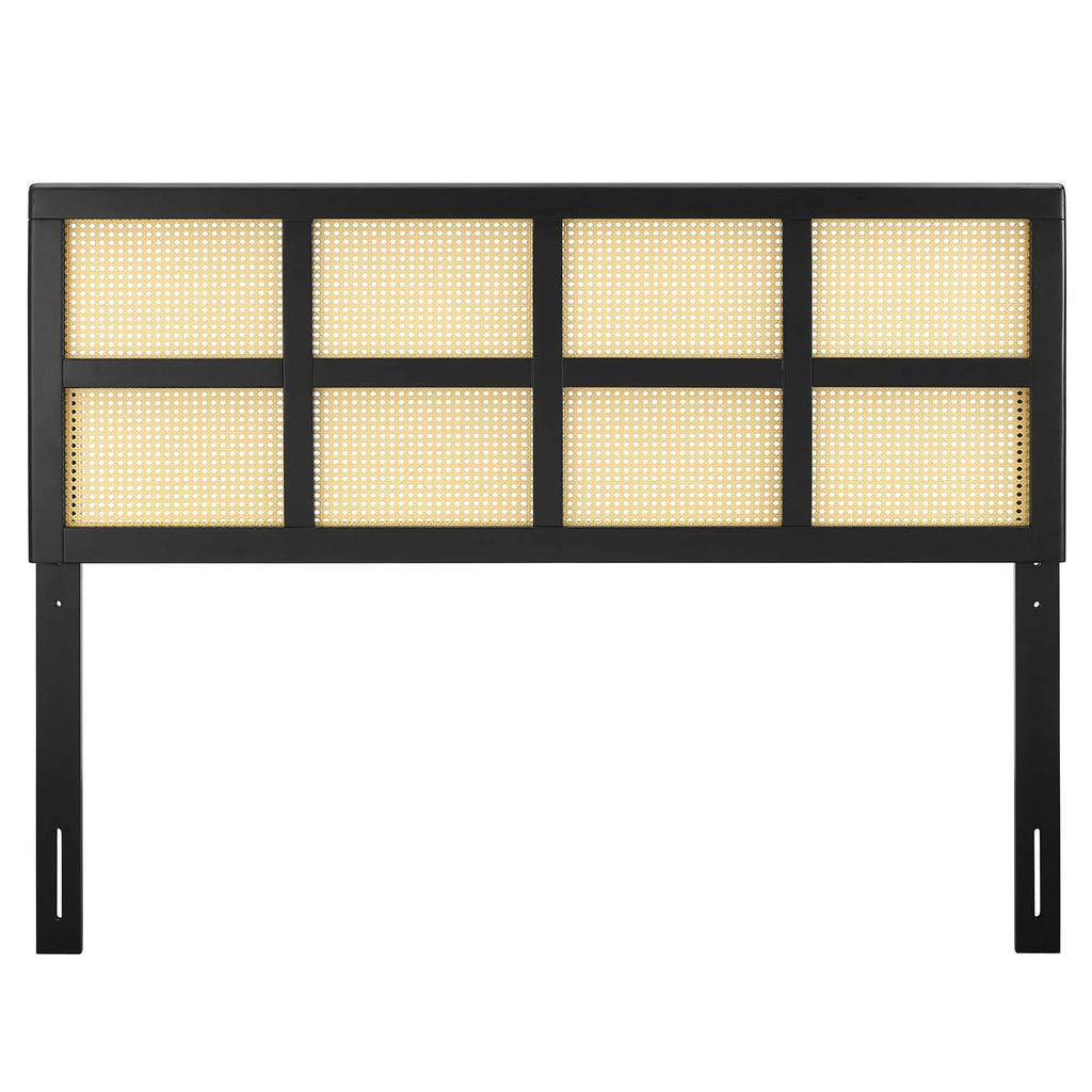 Black Wood Queen Size Headboard S5717