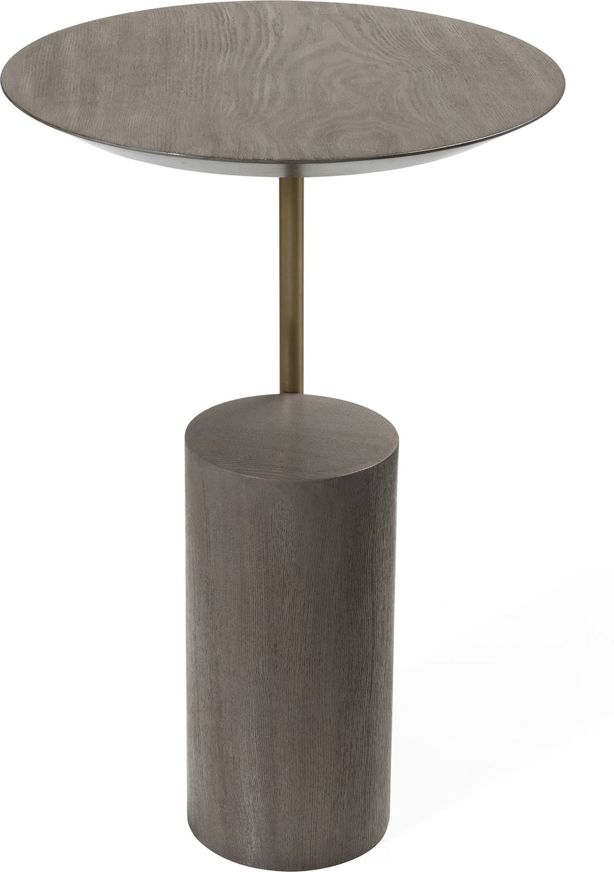 Smoky Grey Oak Round Table W9191