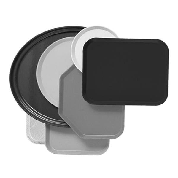 Swirl Gray Fiberglass Trapezoid Camtray H92481