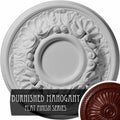 7 1/2x22 Odessa Ceiling Medallion Hand-Painted Brushed Mahogany E18146