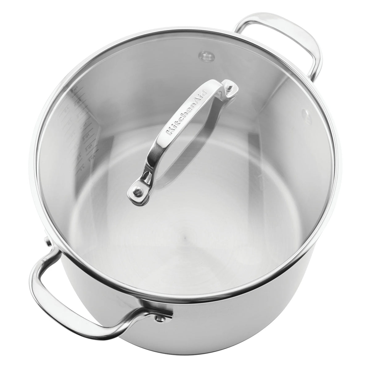 3-Ply Stainless Steel Induction Stockpot with Lid, 8 Quart D31374