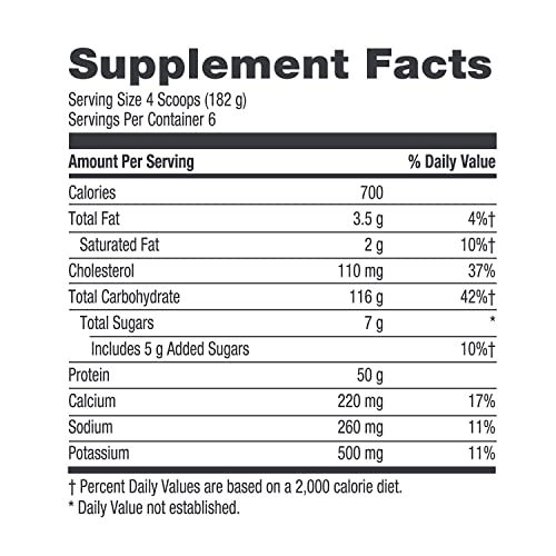 Double Chocolate Weight Gainer, 6 Servings Y113165