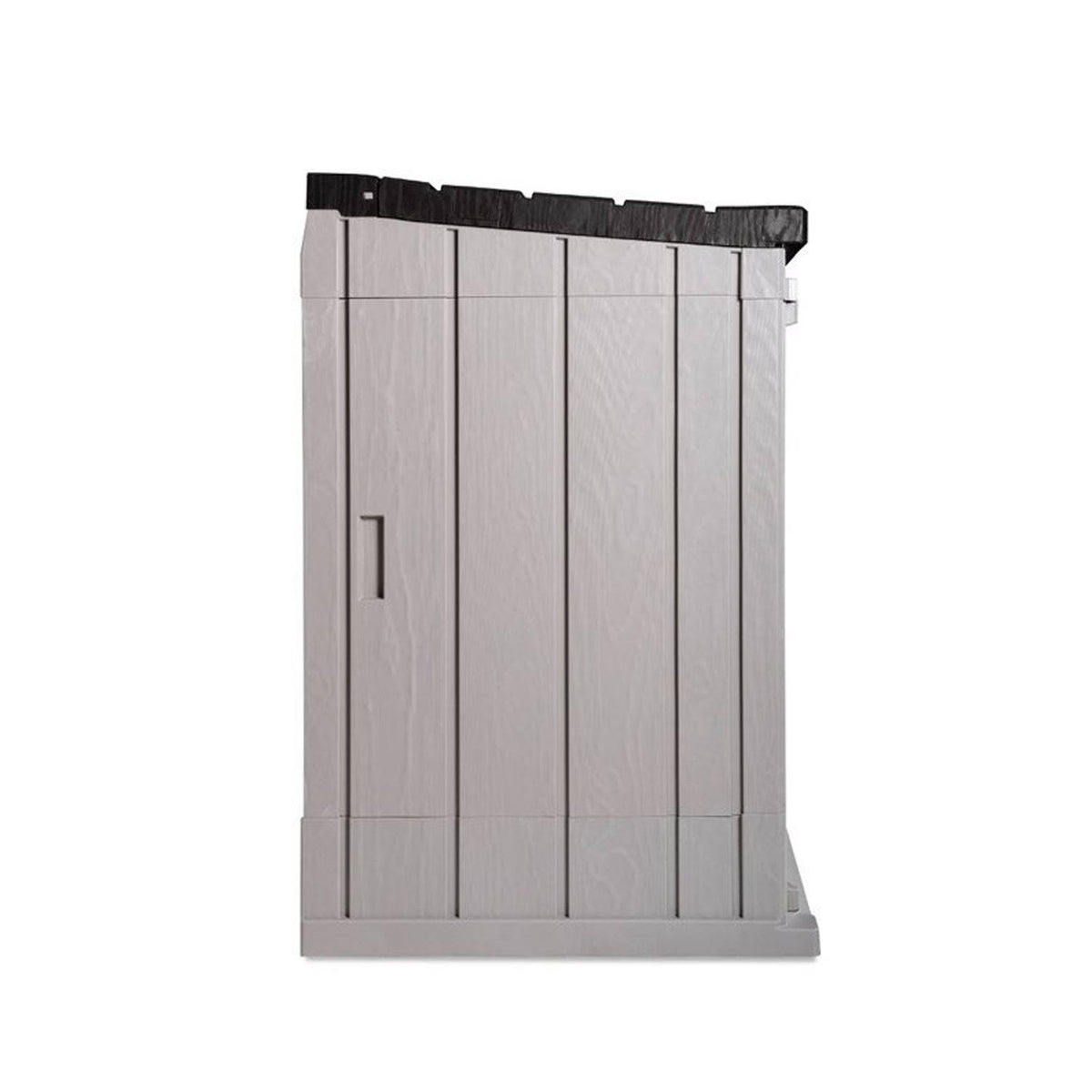 Black Weather Resistant Horizontal Storage Shed Cabinet D60646