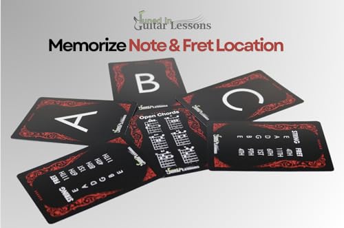 54-Card Guitar Flash Cards Z193463