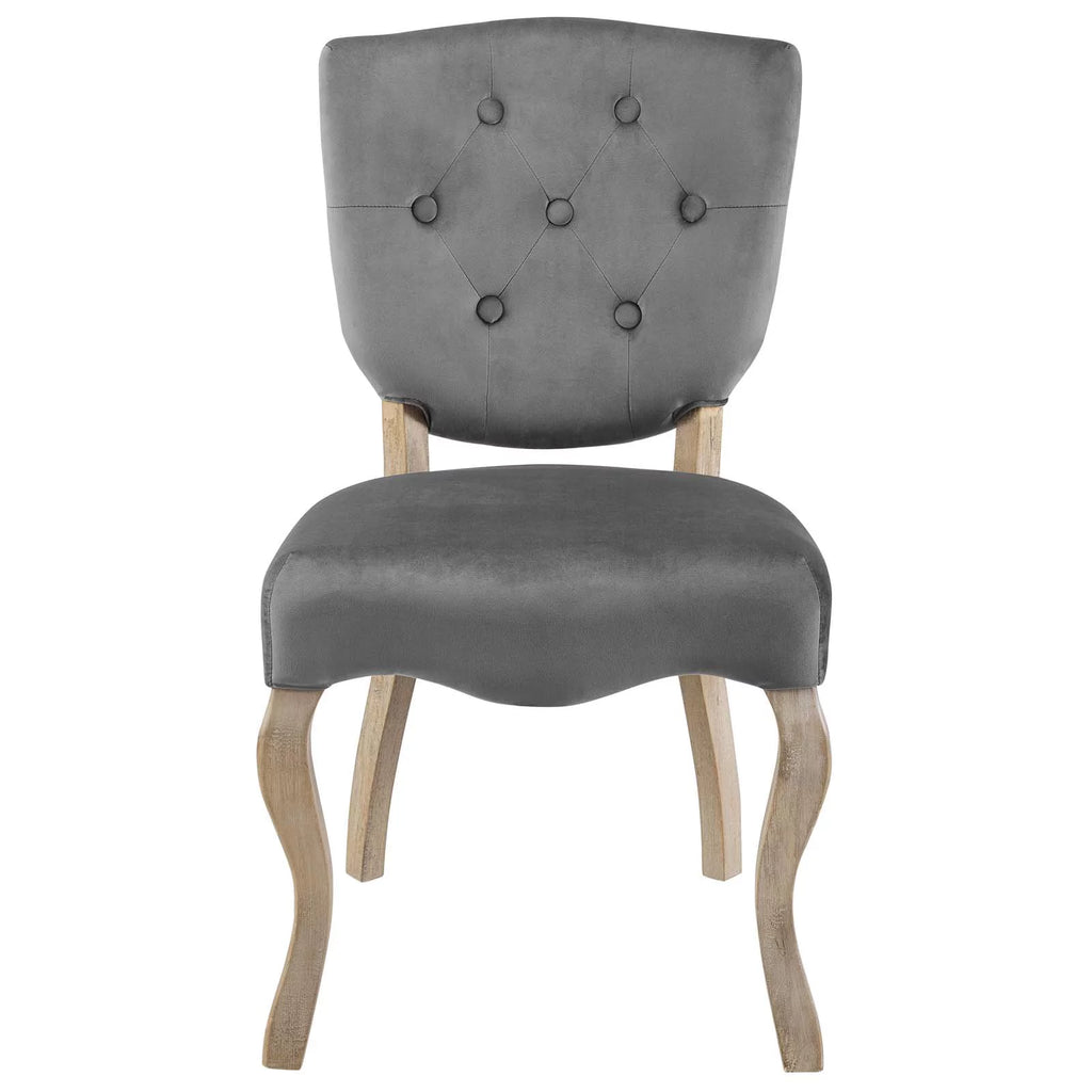 Gray Dining Side Chair Set of 2 F479